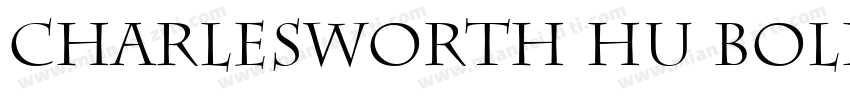 Charlesworth HU Bold字体转换